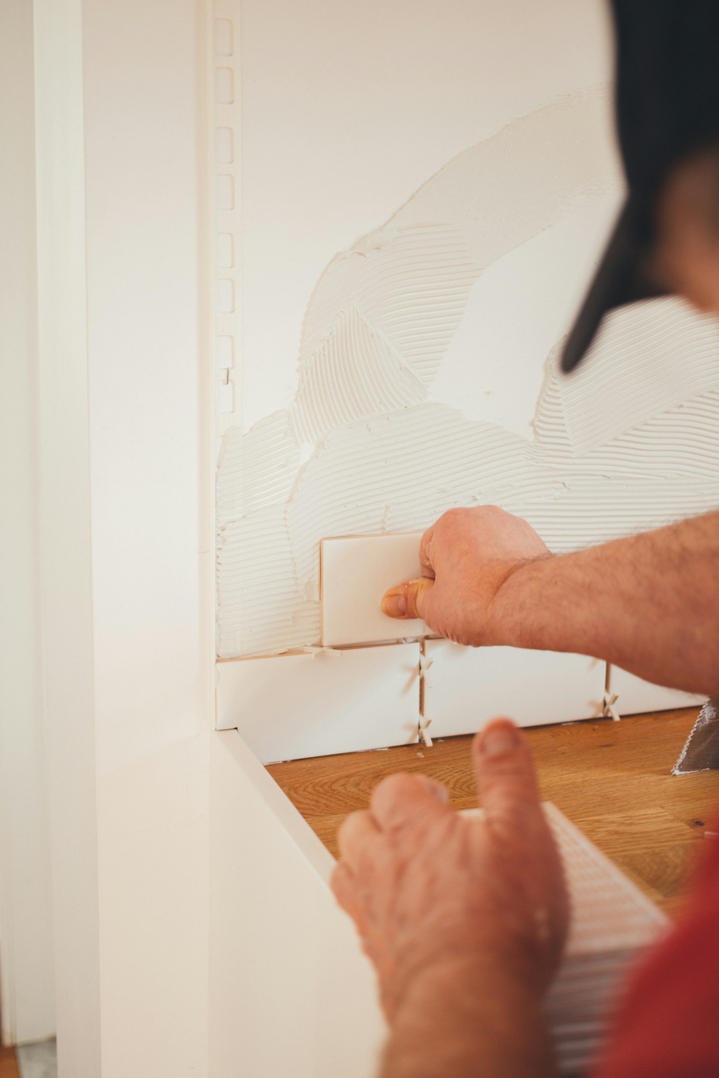 A local pro installing a home fixture